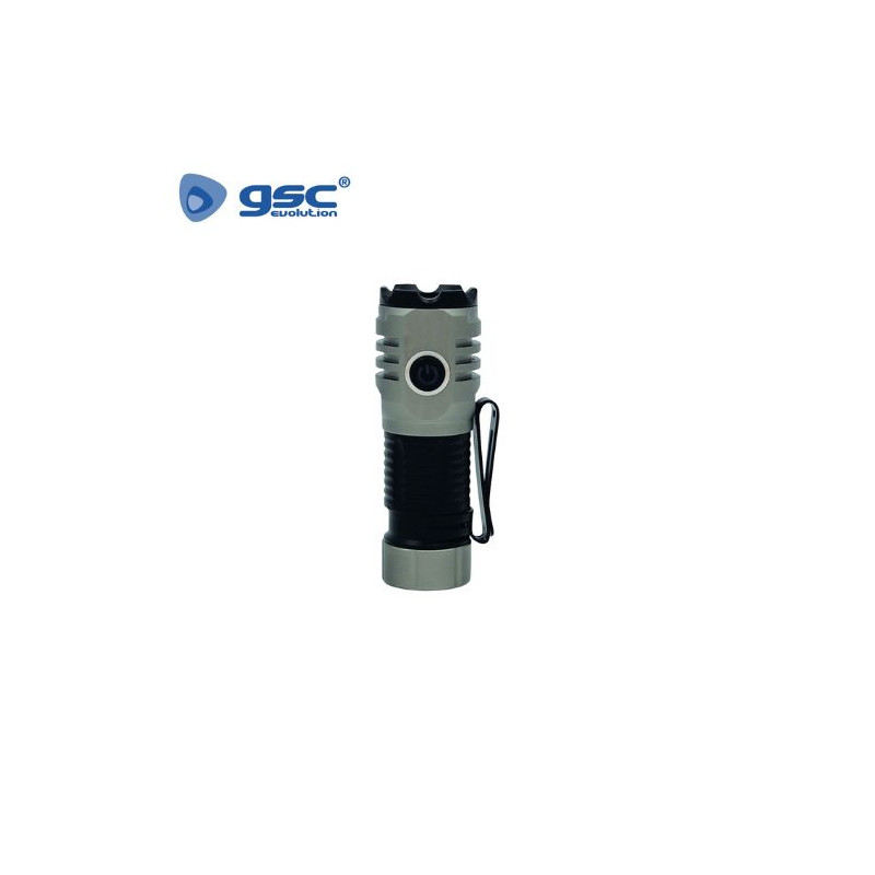 Linterna de mano LED RECARGABLE 12w 1000Lm 3 LEDs GSC C1/100