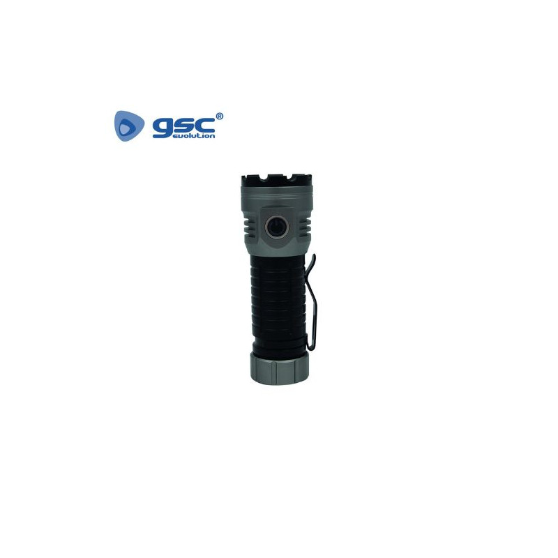 Linterna de mano LED RECARGABLE 20w 2000Lm 5 LEDs GSC C1/40