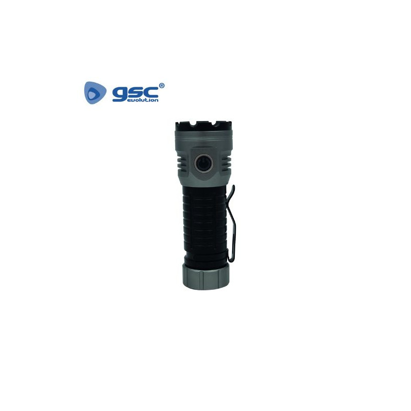 Linterna de mano LED RECARGABLE 30w 3000Lm 8 LEDs GSC C1/40
