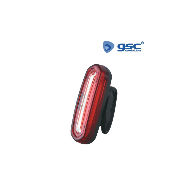 Luz trasera bicicleta LED USB recargable GSC C50/100