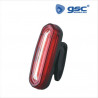 Luz trasera bicicleta LED USB recargable GSC C50/100
