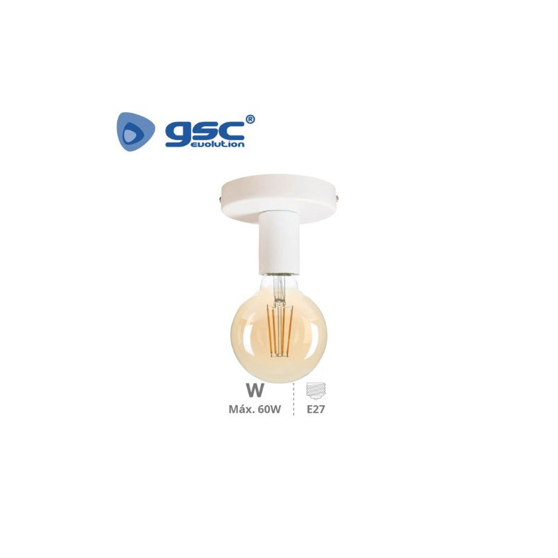 Foco de techo simple E27 Blanco Jokela GSC C1/50