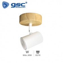 Foco de techo simple GU10 Blanco Rintela GSC C1/50
