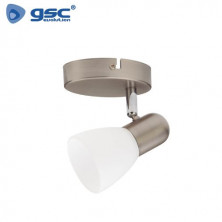 Foco techo/pared simple E14 Níquel Serie Guimara GSC C1/40