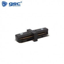 Accesorio Conector recto para carril monofásico Negro IP20 220V GSC C1/200