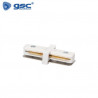 Accesorio Conector recto para carril monofásico Blanco IP20 220V GSC C1/100