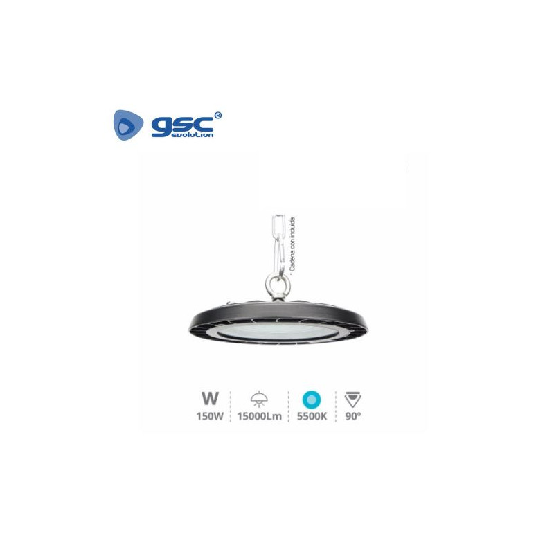 Campana Industrial LED 150w 5500K 15.000 Lm MIRANDA ÚLTIMAS UNIDADES