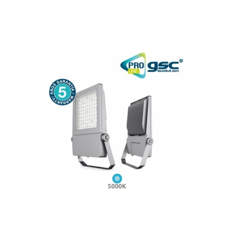 Proyector LED 200w 5000K 28000Lm CARCASA GRIS 5 años de garantia Linea PROFESIONAL IP66 GSC UUS