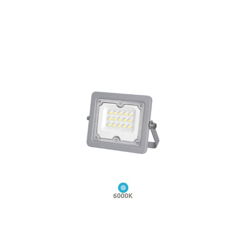Proyector LED 10w 6500K 840Lm CARCASA GRIS IP65 ÚLTIMAS UNIDADES