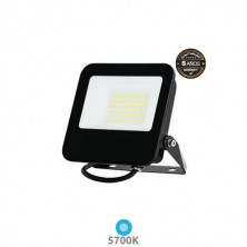 Proyector LED 50w 5700K 6750Lm CARCASA NEGRA 5 años de garantía Línea PROFESIONAL IP65 Liwale GSC C1