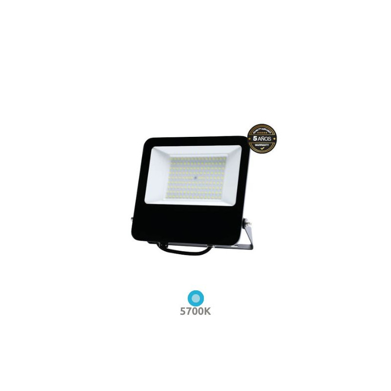 Proyector LED 100w 5700K 13500Lm carcasa NEGRA 5 años garantía PROFESIONAL IP65 GSC ÚLTIMAS UNIDADES
