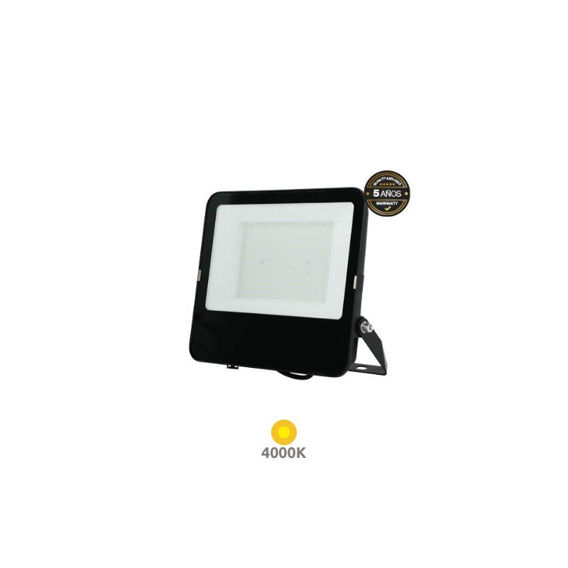 Proyector LED 150w 4000K 20250Lm CARCASA NEGRA 5 años de garantía Línea PROFESIONAL IP65 Liwale GSC