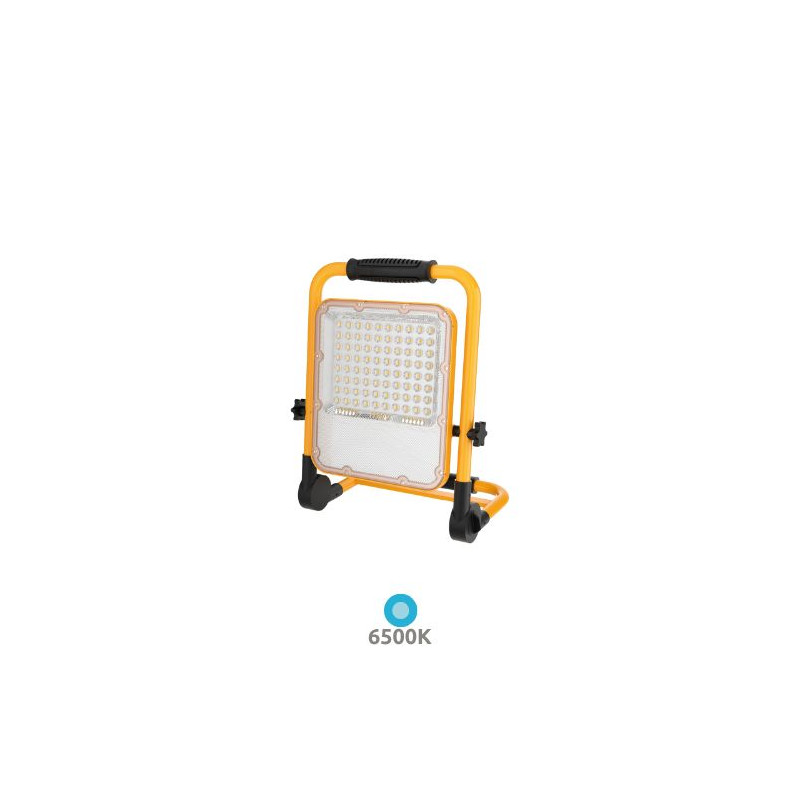 Proyector LED Batería RECARGABLE 30w 6500K 1022Lm Salida USB IP65 Sampaya GSC C1/10