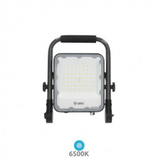 Proyector LED con soporte móvil 30w 6500K 2850Lm CARCASA GRIS IP65 GSC C1/10
