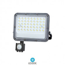 Proyector LED con sensor de movimiento 30W 6500K 2600Lm CARCASA NEGRA Belinta IP65 GSC C1/20
