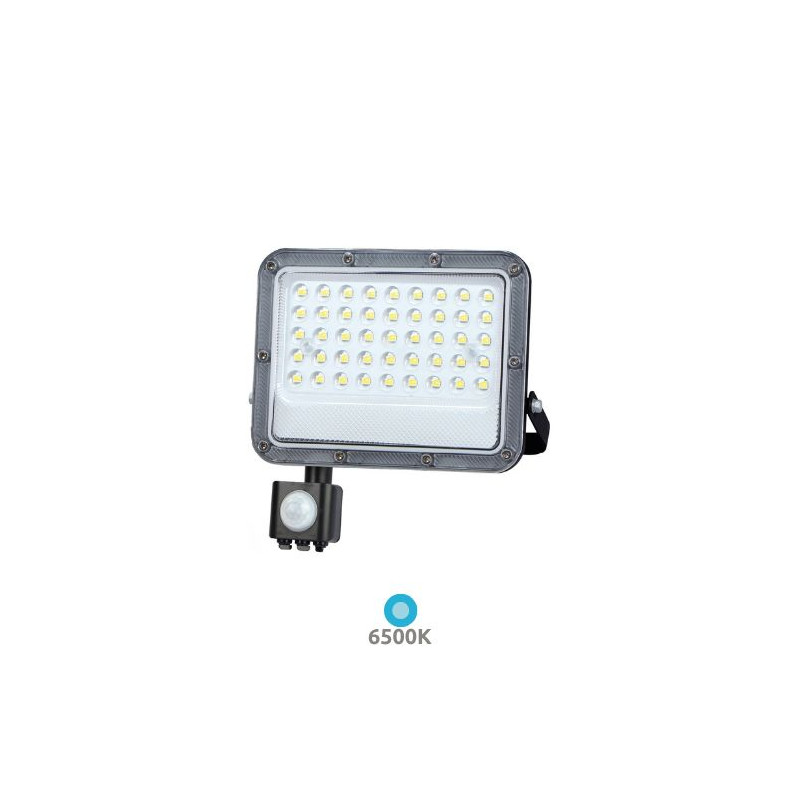 Proyector LED con sensor 30W 6500K 2600Lm CARCASA NEGRA Belinta IP65 GSC C1/20