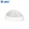 Aplique de pared Máx.60w E27 Semi-ovalado con Rejilla Blanco IP44 220V GSC C1/20