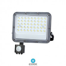 Proyector LED con sensor de movimiento 50W 6500K 4800Lm CARCASA NEGRA Belinta IP65 GSC C1/20
