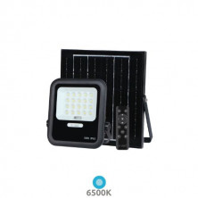 Proyector solar LED 3W 6500K 400Lm CARCASA NEGRA Miloha IP65 GSC C1/10