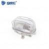 Aplique de pared Máx.60w E27 Ovalado con Rejilla metálica Exterior Blanco IP44 220V GSC C1/20