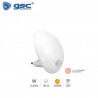 Luz de noche indirecta con sensor crepuscular/movimiento 1,4w 3000K 3Lm 220V GSC C10/40