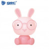 Luz de noche infantil LED Conejito 2,5w Rosa GSC C1/12