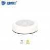 Luz de armario LED con sensor Movimiento 0,5w 4000K 35Lm Redonda Blanco Funciona a pilas IP20 GSC C1