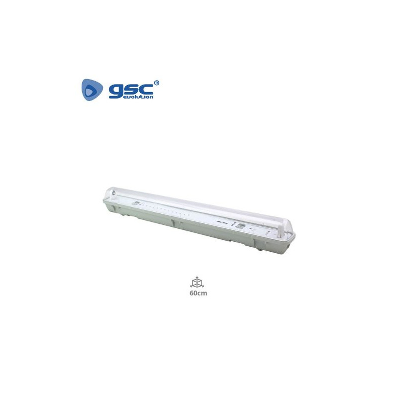 Pantalla estanca LED IP65 para 1 tubo T8 60cm GSC C1/15