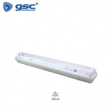 Pantalla estanca LED IP65 para 2 tubos T8 60cm GSC C1/8