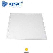 Panel LED Cuadrado 40w 4200K 4000Lm EMPOTRABLE Color marco Blanco 60x60cm Flicker free Aruba GSC UUS