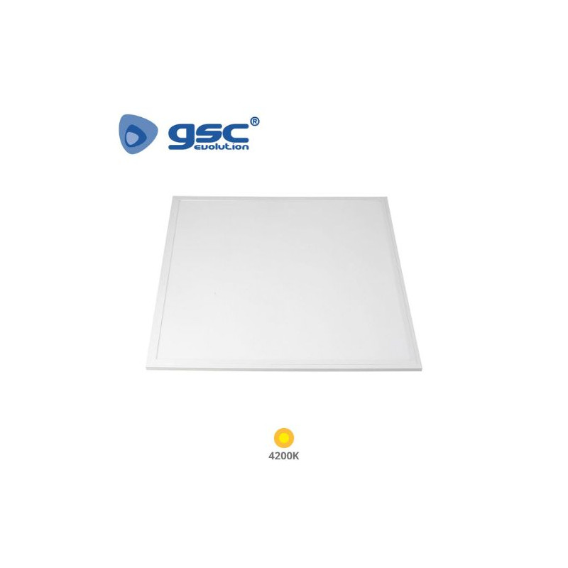 Panel LED Cuadrado 40w 4200K 4000Lm EMPOTRABLE Color marco Blanco 60x60cm Flicker free Aruba GSC UUS