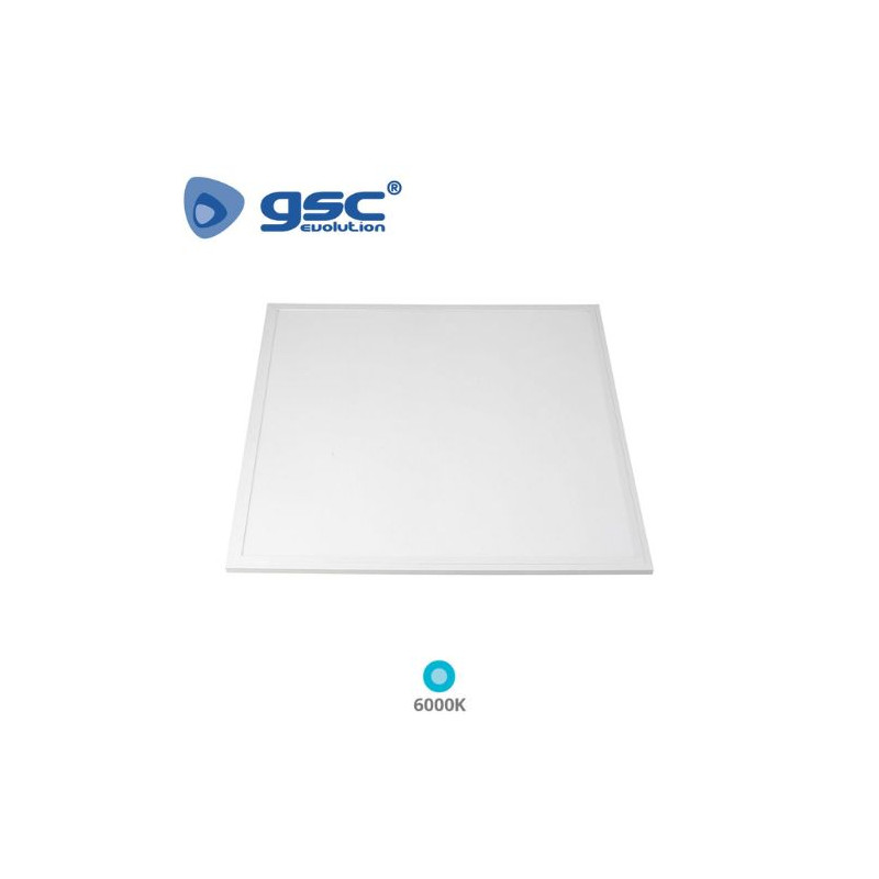 Panel LED Cuadrado 40w 6000K 4200Lm EMPOTRABLE Color del marco Blanco Ultrafino 60x60cm Sabha GSC C1