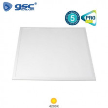 Panel LED Cuadrado 40w 4200K 4800Lm EMPOTRABLE Color marco Blanco 60x60cm UGR19 Lubuko PRO LINE GSC
