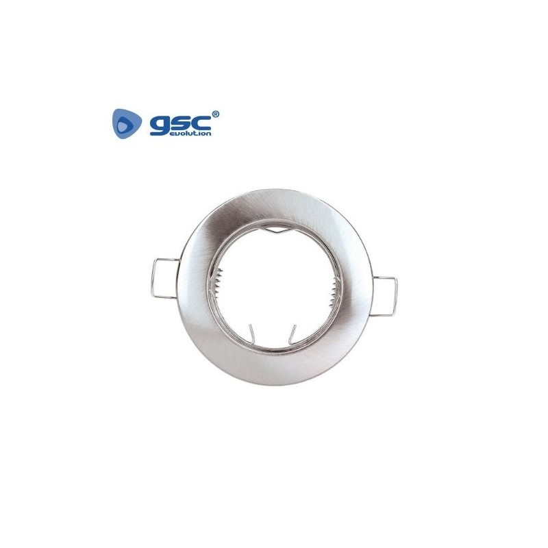 Aro fijo Níquel Satín GU10 Incluido Diámetro 75mm O empotramiento 60mm ÚLTIMAS UNIDADES