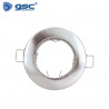 Aro redondo fijo Níquel Satín GU10 Incluido Diámetro 75mm Diámetro empotramiento 60mm GSC UUS
