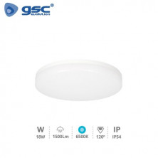 Plafón techo Roma 18w 6500K IP54 GSC C1/12
