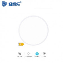 Plafon techo LED Redondo 19,5w 6500K Blanco 2200 Lm Melun GSC C1/10