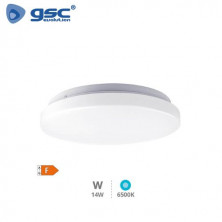 Plafón techo LED Redondo 14w 6500K 1190Lm Blanco Elda GSC