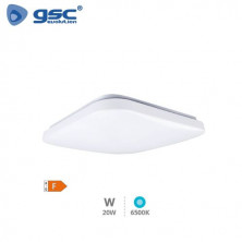 Plafón de techo LED Cuadrado 20w 6500K 1600Lm Bogen GSC C1/10