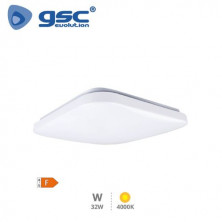 Plafón de techo LED Cuadrado 32w 4000K 3380Lm Bogen GSC C1/10
