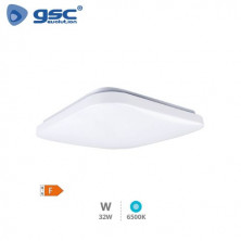 Plafón de techo LED Cuadrado 32w 6500K 3380Lm Bogen GSC /10