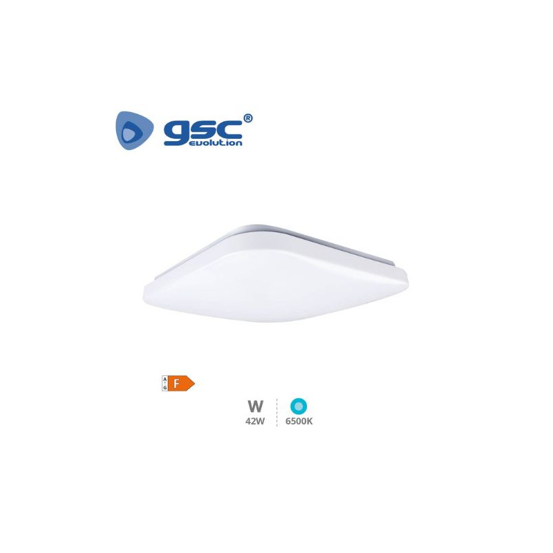 Plafón de techo LED Cuadrado 42w 6500K 3570Lm Bogen GSC C1/5