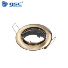 Aro basculante Oro Viejo GU10 Incluido Diámetro 80mm 0 empotramiento 75mm ÚLTIMAS UNIDADES