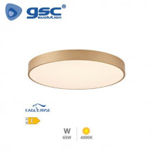 Plafón techo LED Redondo 65w 4000K 4817Lm Dorado Kataja GSC C1/1
