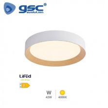 Plafón techo LED Redondo 42w 4000K 2250Lm Blanco Peranka GSC C1/1