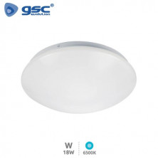 Plafón techo LED Redondo 18W 6500K 1350Lm Diámetro 310x95mm Blanco Birai GSC C1/10