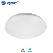 Plafón techo LED Redondo 24W 6500K 1800Lm Diámetro 350x95mm Blanco Birai GSC C1/5