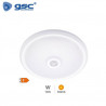 Plafon techo LED Redondo SENSOR movimiento 16w 3000K Blanco 1150 Lm Bagori GSC C1/10