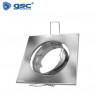 Aro cuadrado basculante Níquel GU10 Incluido 80x80mm GSC UUS