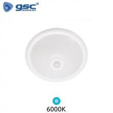 Plafón techo LED Redondo 2x25w SENSOR movimiento / crespuscular 6000K Blanco 2500Lm Kigoma GSC C1/5